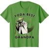 image:imageStar Wars Yoda Best Grandpa Rebel Logo TShirtGrass Green