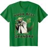 image:imageStar Wars Yoda Best Grandpa Rebel Logo TShirtKelly Green