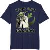 image:imageStar Wars Yoda Best Grandpa Rebel Logo TShirtNavy Blue