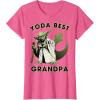 image:imageStar Wars Yoda Best Grandpa Rebel Logo TShirtPink Heather