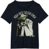 image:imageStar Wars Yoda Best Sister Ever Portrait TShirtBlack