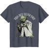 image:imageStar Wars Yoda Best Sister Ever Portrait TShirtHeather Blue