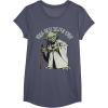 image:imageStar Wars Yoda Best Sister Ever Portrait TShirtHeather Blue