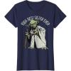 image:imageStar Wars Yoda Best Sister Ever Portrait TShirtNavy Blue