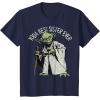 image:imageStar Wars Yoda Best Sister Ever Portrait TShirtNavy Blue