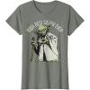 image:imageStar Wars Yoda Best Sister Ever Portrait TShirtOlive Heather