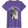 image:imageStar Wars Yoda Best Sister Ever Portrait TShirtPurple Heather
