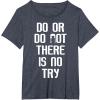 image:imageStar Wars Yoda Do Or Do Not Graphic TShirt TShirtHeather Blue