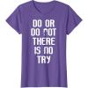image:imageStar Wars Yoda Do Or Do Not Graphic TShirt TShirtPurple Heather