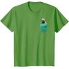 image:imageStar Wars Yoda Faux Pocket Graphic TShirt TShirtGrass Green