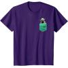 image:imageStar Wars Yoda Faux Pocket Graphic TShirt TShirtPurple