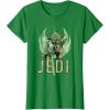 image:imageStar Wars Yoda Jedi Lightsaber TShirt TShirtKelly Green