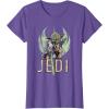 image:imageStar Wars Yoda Jedi Lightsaber TShirt TShirtPurple Heather