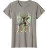 image:imageStar Wars Yoda Jedi Lightsaber TShirt TShirtSlate Grey