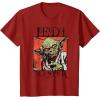 image:imageStar Wars Yoda Jedi Master Retro TShirt TShirtCranberry Red