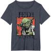 image:imageStar Wars Yoda Jedi Master Retro TShirt TShirtHeather Blue
