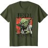 image:imageStar Wars Yoda Jedi Master Retro TShirt TShirtOlive Green