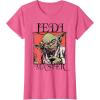 image:imageStar Wars Yoda Jedi Master Retro TShirt TShirtPink Heather