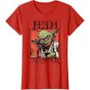 image:imageStar Wars Yoda Jedi Master Retro TShirt TShirtRed