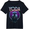 image:imageStar Wars Yoda Jedi Master The Ultimate Retro 80s TShirt TShirtBlack