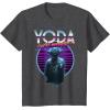 image:imageStar Wars Yoda Jedi Master The Ultimate Retro 80s TShirt TShirtDark Heather Grey