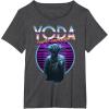 image:imageStar Wars Yoda Jedi Master The Ultimate Retro 80s TShirt TShirtDark Heather Grey