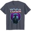 image:imageStar Wars Yoda Jedi Master The Ultimate Retro 80s TShirt TShirtHeather Blue