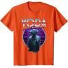 image:imageStar Wars Yoda Jedi Master The Ultimate Retro 80s TShirt TShirtOrange