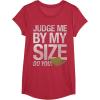 image:imageStar Wars Yoda Judge Me By My Size Do You TShirtRed Heather