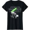 image:imageStar Wars Yoda Lightsaber Logo TShirtBlack