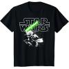 image:imageStar Wars Yoda Lightsaber Logo TShirtBlack