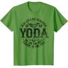 image:imageStar Wars Yoda Master 1980 Do Or Do Not TShirtGrass Green