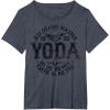 image:imageStar Wars Yoda Master 1980 Do Or Do Not TShirtHeather Blue