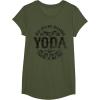 image:imageStar Wars Yoda Master 1980 Do Or Do Not TShirtOlive Green