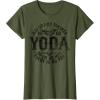 image:imageStar Wars Yoda Master 1980 Do Or Do Not TShirtOlive Green