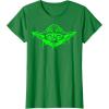 image:imageStar Wars Yoda Neon Tonal Green Oozing Face Drip TShirt TShirtKelly Green