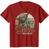 image:imageStar Wars Yoda One For Me Retro Graphic TShirt TShirtCranberry Red