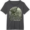 image:imageStar Wars Yoda One For Me Retro Graphic TShirt TShirtDark Heather Grey