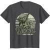 image:imageStar Wars Yoda One For Me Retro Graphic TShirt TShirtDark Heather Grey