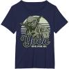 image:imageStar Wars Yoda One For Me Retro Graphic TShirt TShirtNavy Blue