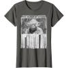 image:imageStar Wars Yoda Poster Words Of Wisdom Graphic TShirtAsphalt Grey