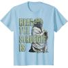 image:imageStar Wars Yoda Real The Struggle Is Graphic TShirt TShirtBaby Blue