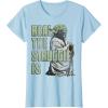 image:imageStar Wars Yoda Real The Struggle Is Graphic TShirt TShirtBaby Blue