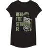 image:imageStar Wars Yoda Real The Struggle Is Graphic TShirt TShirtBlack
