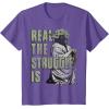 image:imageStar Wars Yoda Real The Struggle Is Graphic TShirt TShirtPurple Heather