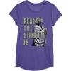 image:imageStar Wars Yoda Real The Struggle Is Graphic TShirt TShirtPurple Heather