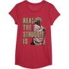 image:imageStar Wars Yoda Real The Struggle Is Graphic TShirt TShirtRed Heather