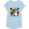 image:imageStar Wars Yoda Retro Striped Vintage Sunset Beach TShirt TShirtBaby Blue