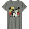image:imageStar Wars Yoda Retro Striped Vintage Sunset Beach TShirt TShirtOlive Heather