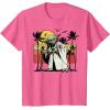 image:imageStar Wars Yoda Retro Striped Vintage Sunset Beach TShirt TShirtPink Heather